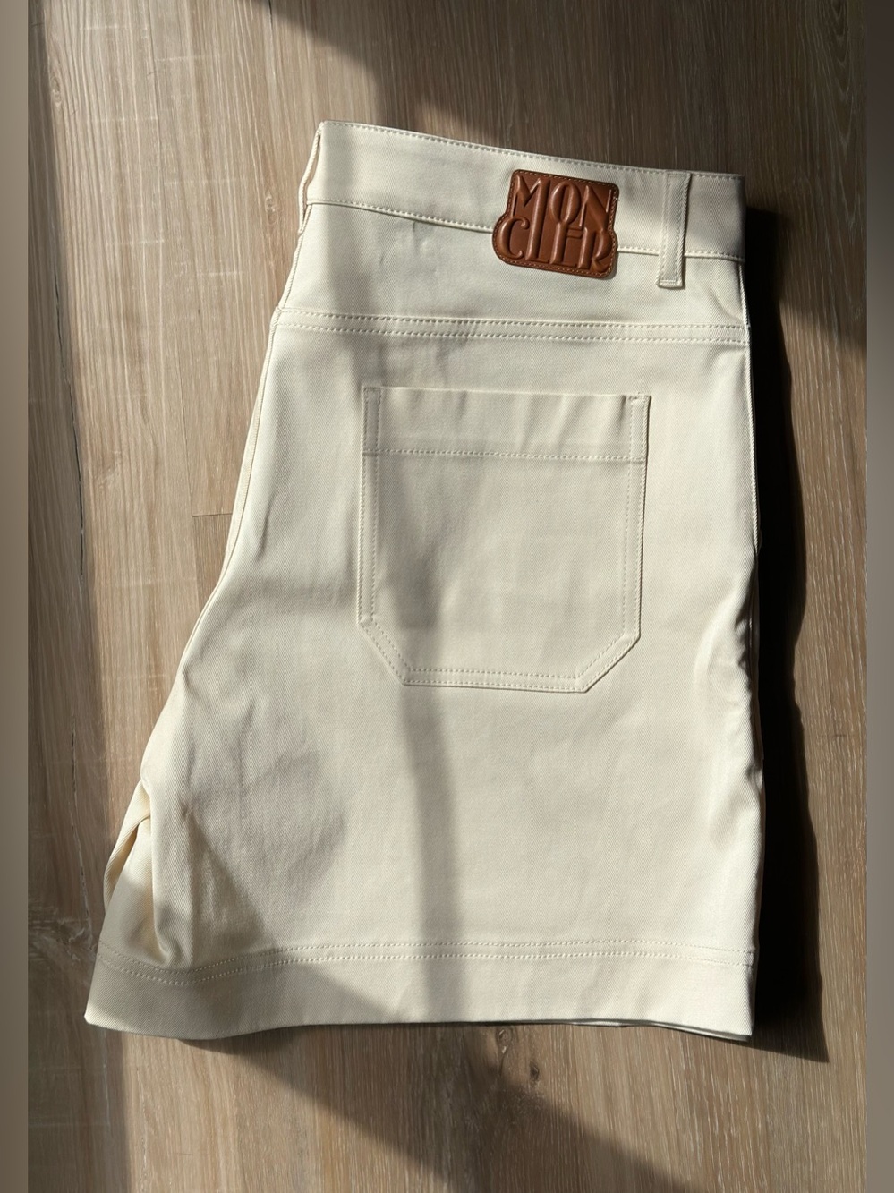Moncler Women’s Stretch Cotton Gabardine Shorts 46